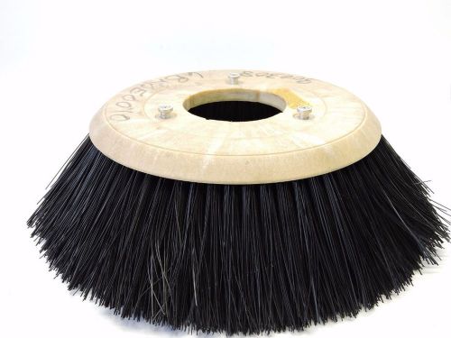 Malish 300308 14&#034; Side Sweeper Brush Nylon for Power Boss Black 5 1/2&#034; Center