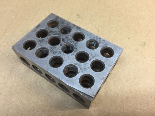 123 BLOCK 1&#034;x2&#034;x3&#034; MACHINIST INSPECTION JIG GRINDER SETUP BLOCKS 1-2-3 SINE