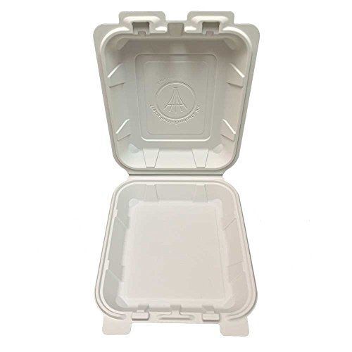 Trellis Earth TRH-31 Bioplastic Slim Line Clamshell with Single Compartment,