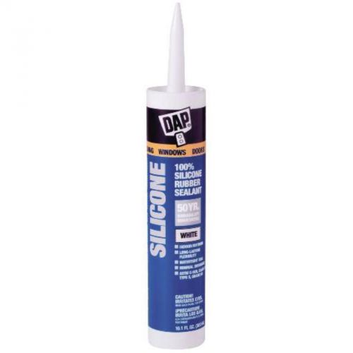 Dap Window and Door White Silicone Ii DAP INC Adhesive Caulk 8646