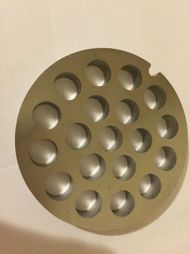 #12  stainless  meat grinder plate 3/8&#034; hole for sale