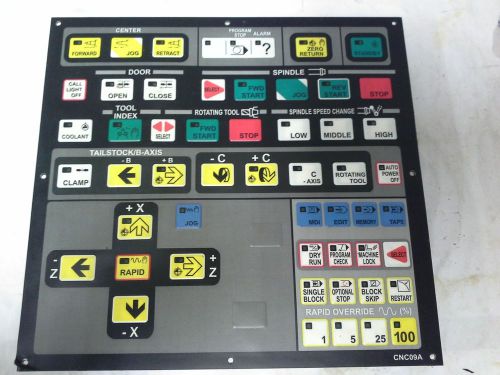 Hitachi Seiki Main Operator Panel W/ OPIO-L4 10-44-00-01, OPSW-L4 &amp; upgraded CNC