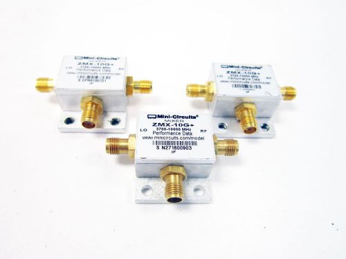 3x MINI-CIRCUITS ZMX-10G+ 10000 MHZ COAXIAL FREQUENCY MIXER