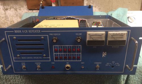 Micro control specialties mark 4-cr repeater uhf for sale