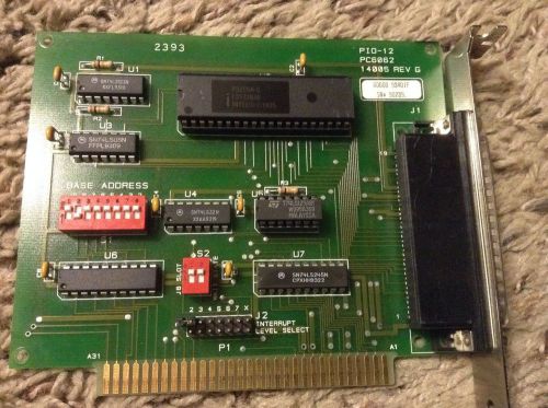 Keithley PIO-12-PC6062 Parallel I/O Card