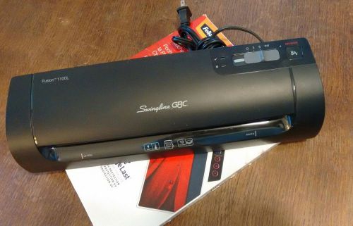 Swingline gbc thermal laminator, fusion 1100l, 9 inch, 4 minute warmup for sale