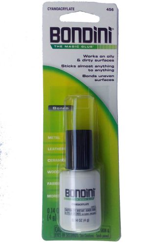 Bondini 2 The Magic Glue bonds metal leather wood in seconds Cyanoacrylate 4g