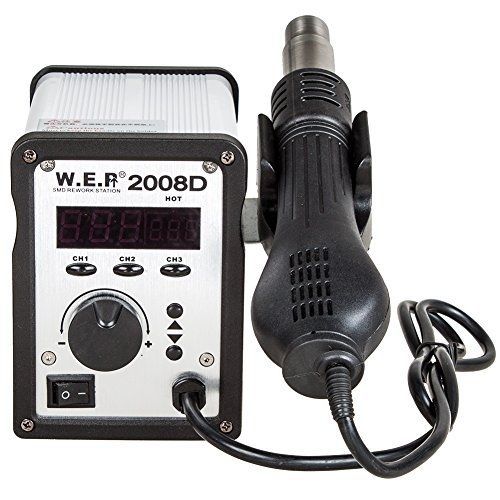 WEP 2008D Hot Air Solder Blower SMD Rework Station Welding Soldering Iron Heat