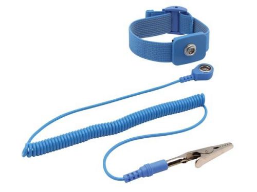 Velleman AS3 ANTI-STATIC ADJUSTABLE ELASTIC WRIST STRAP - BLUE