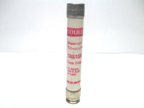 Gould Shawmut Trionic TRS15R Time Delay Fuse 15 Amp 600V