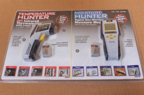 Mannix Moisture Meter and Temperature Hunter 2 pack. NIP.