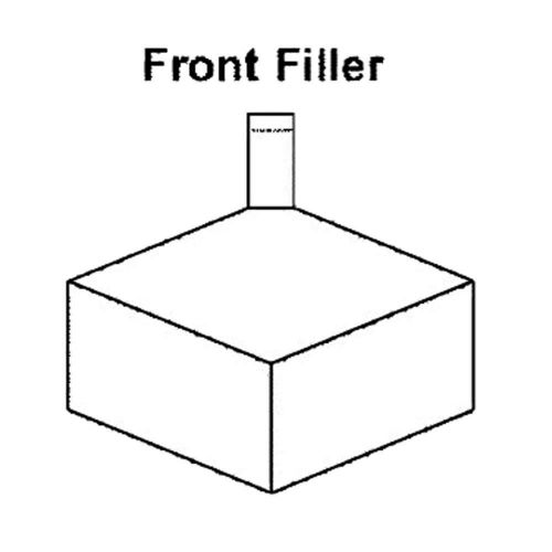 Krowne KR21-FC - Royal 2100, 90° Full Corner Front Angle Flat Top Corner Filler