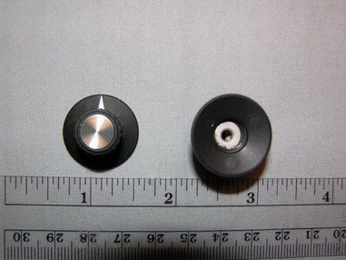 10 Raytheon 227300G30 1/8&#034; Control Knobs Plastic and Aluminum Core