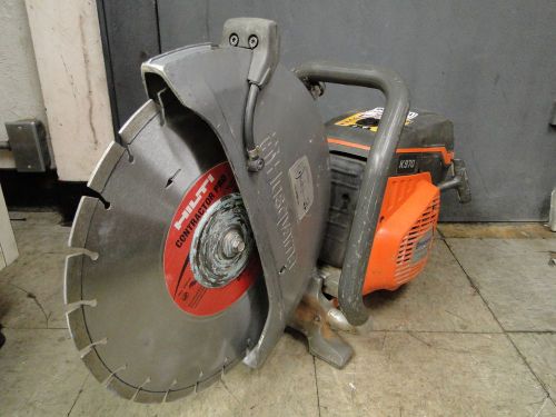 Husqvarna K970 14&#034; Concrete Cement Cut Off Demo Demolition Saw w/New Hilti Blade