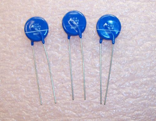 QTY (20)  S14K385 EPCOS 385Vac MOV 14mm VARISTORS...FREE SHIPPING