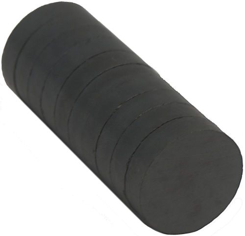 1&#034; X 1/4&#034; Ceramic Disc- Ceramic/Ferrite Magnet, Grade C-11