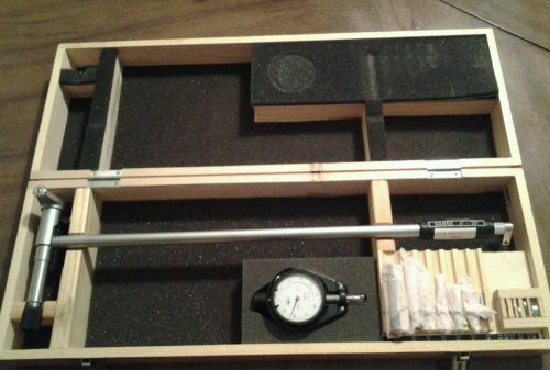 SPI Dial Bore Gage Gauge 14-606-8 6-10&#034; Wood Box