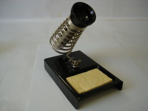 Soldering iron stand holder with sponge 2 pcs. new! for sale
