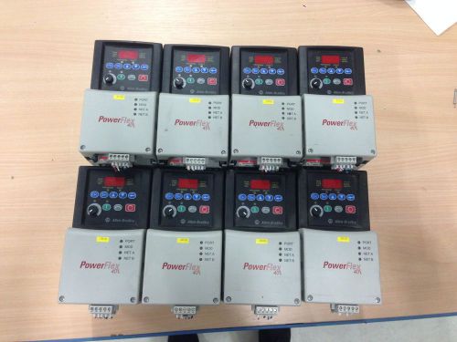 Allen-Bradley PowerFlex40 AC Drive 5x 22B-A2P3N114 3x 22B-A5-PON114