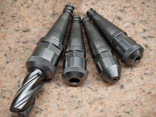 4 Moore Jig Borer End Mill Holders  1/8, 3/8, 1/2, 3/4&#034;  Endmill