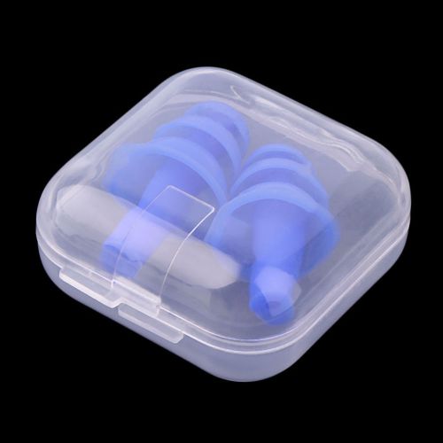 1 pair silicone ear plugs noise snore earplugs comfortable for study sleep dp for sale