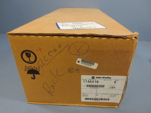 1 Nib Allen Bradley 1746-A10 10 Slot SLC500 Series B Rack