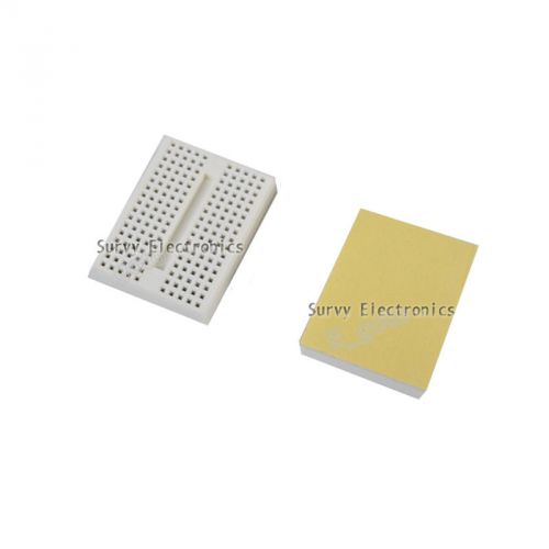 2pcs white solderless prototype breadboard syb-170 tie-points for arduino new for sale