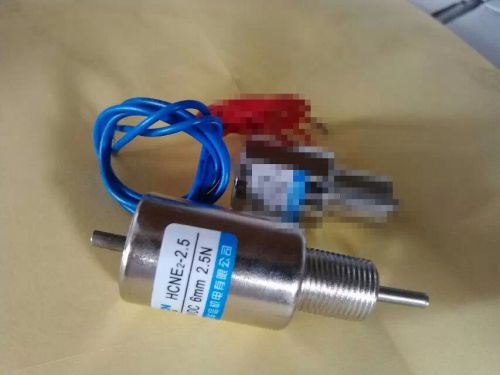 1PCS Solenoid Electromagnet DC 24V 6mm 2.5N Force Pull Type Tubular HCNE2-2.5N