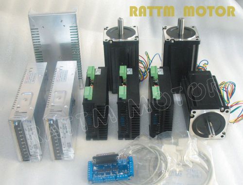 ?usa free ship?3axis nema34 stepper motor 1600oz.in 5.0a &amp;driver cw8060 cnc for sale