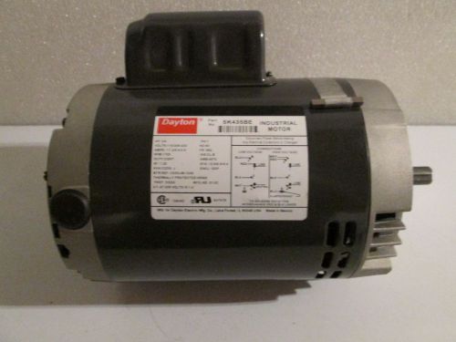 Dayton Electric Motor 5K435BE 3/4HP, PH1, FR56C,1725 RPM, 5/8&#034; Keyed Shaft