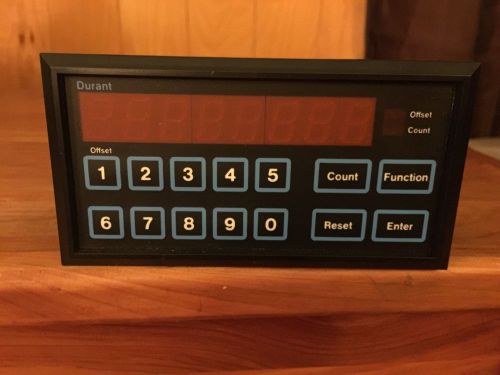 Durant electric digital counter