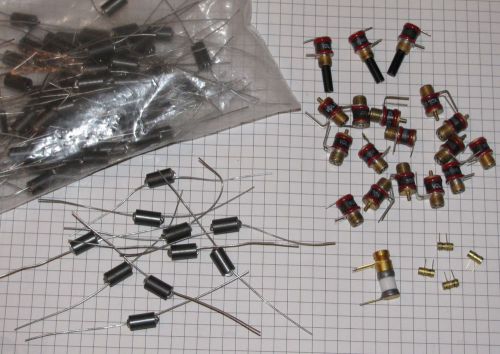 Assortment of Toroids, Variable Inductors, &amp; Variable Capacitors Surplus Stock