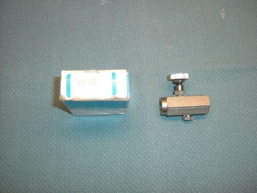 Deltrol Pneu-Trol F10SSK 1/8&#034; npt s.s. precision flow control valve D57303 C103