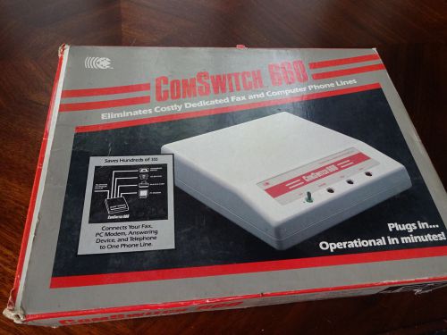 Excellent ComSwitch 660 Fax Phone Command Communications Center Line Eliminator