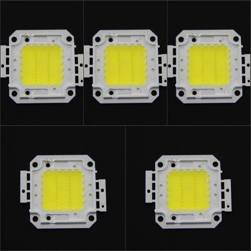 20W Cool White 5PCS Superbright LED High Power Lamp SMD Chip DIY Light Bulb New