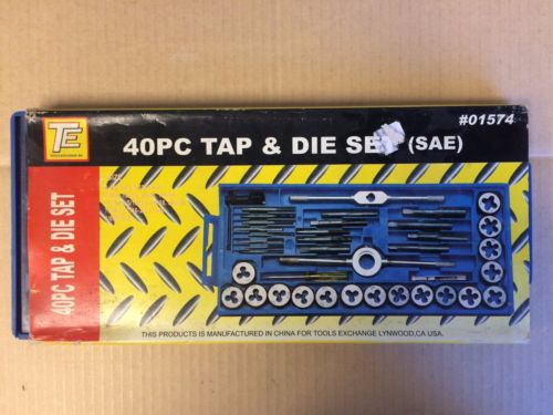 40 Piece Tap &amp; Die Set