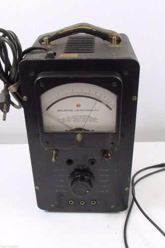 Vintage Ballantine 520 .01 MMFD to 12 MFD Direct Reading Capacitance Meter