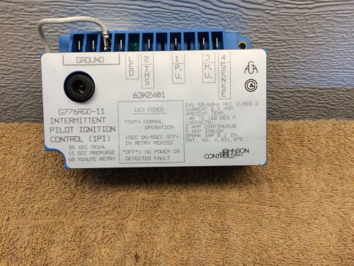 Johnson Controls G776RGD-11 Intermittent Pilot Ignition Control Lennox 65K53