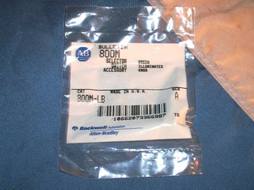 ALLEN BRADLEY 800M-LB GREEN ILLUMINATED KNOB SERIES A 800MLB