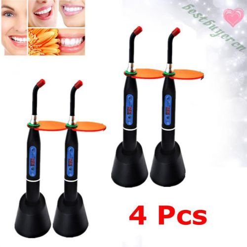 4*flash 5w 1500mw wireless cordless dental led cure hardening lamp light dental+ for sale