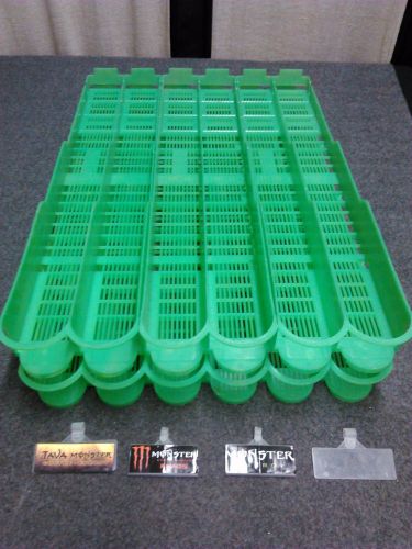 Monster Energy Drink Commercial Cooler/retail/garage/bar Display Shelves GREEN