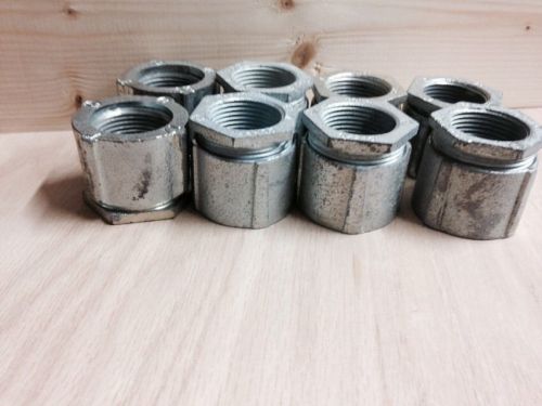 Lot of 8 1&#034; 3-piece erickson coupling for 1&#034; imc &amp; rigid conduit for sale