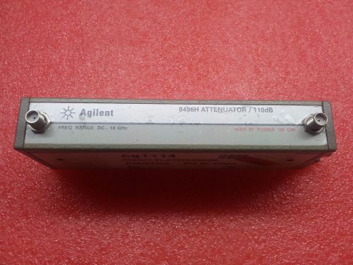 HP Agilent 8496H Attenuator / 110dB 18GHz 1W 24VDC