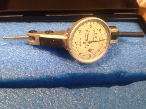 Interapid .01mm dial test indicator for sale