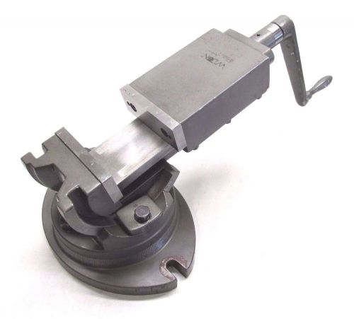 WILTON 4&#034; PRECISION 2-AXIS ANGULAR MILLING VISE w/ SWIVEL BASE - #AMV/SP-100