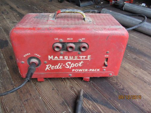 Old marquette redi spot welder