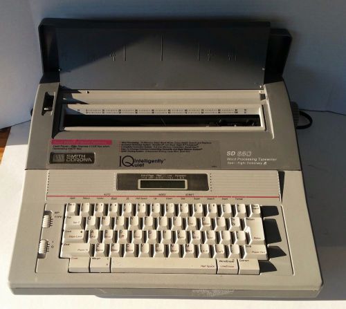 Smith Corona SD680 Portable Electronic WP Typewriter  (5ACP)  w/Cover &amp; Manual