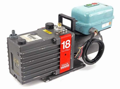 BOC Edwards E2M18 Two-Stage Rotary Vane Vacuum Pump 3/4HP 1725/1425RPM E2M-18