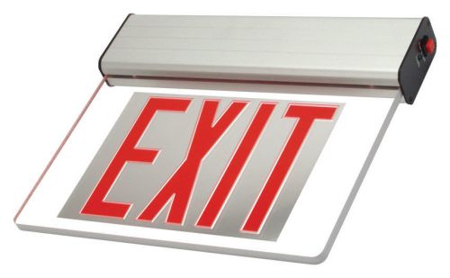 Deco Lighting Single Face Surface Edge Lit LED Exit Sign Light