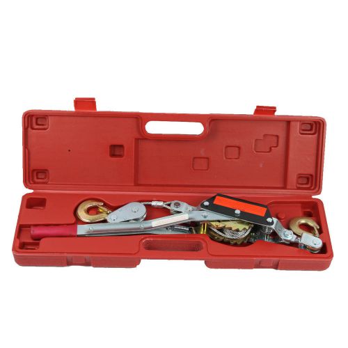 2 ton 2 hook come a long winch hoist cable puller hand winches lever hoist tools for sale